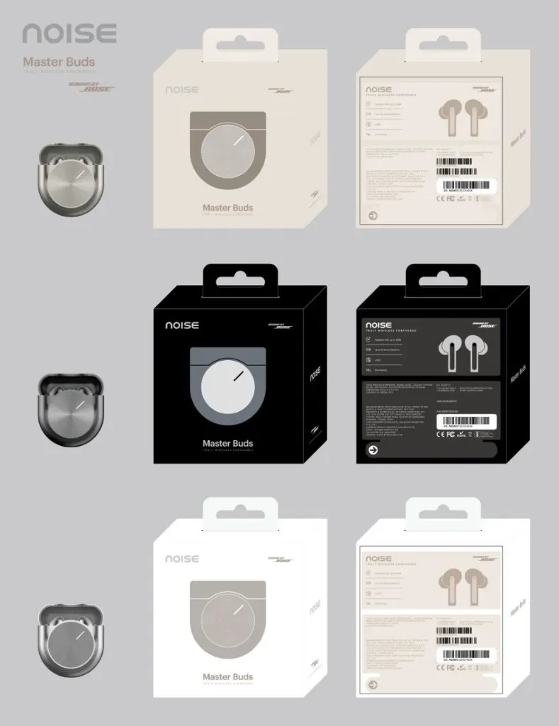 NOISE MASTER BUDS  (black)