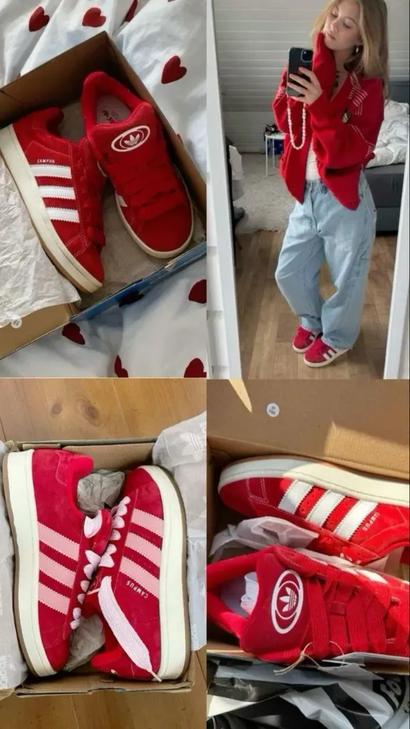 ADIDAS ORIGINALS CAMPUS BLOODY RED