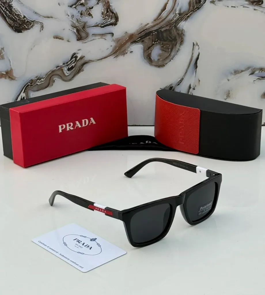 PRADA (Black, With Branded Case)
