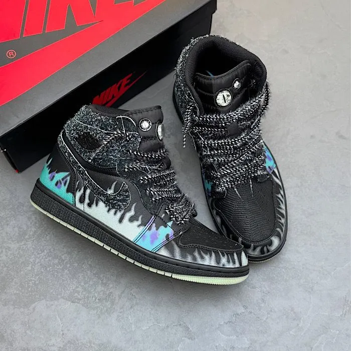 Air Jordan mid one Halloween (41)