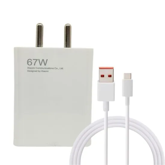 XIAOMI Redmi (MI) Superfast 67W Support SonicCharge 3.0 Charger With Type-C Cable