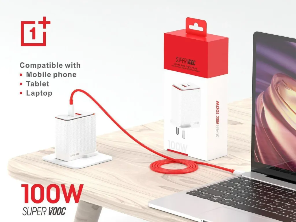 Oneplus 100w super vooc charger