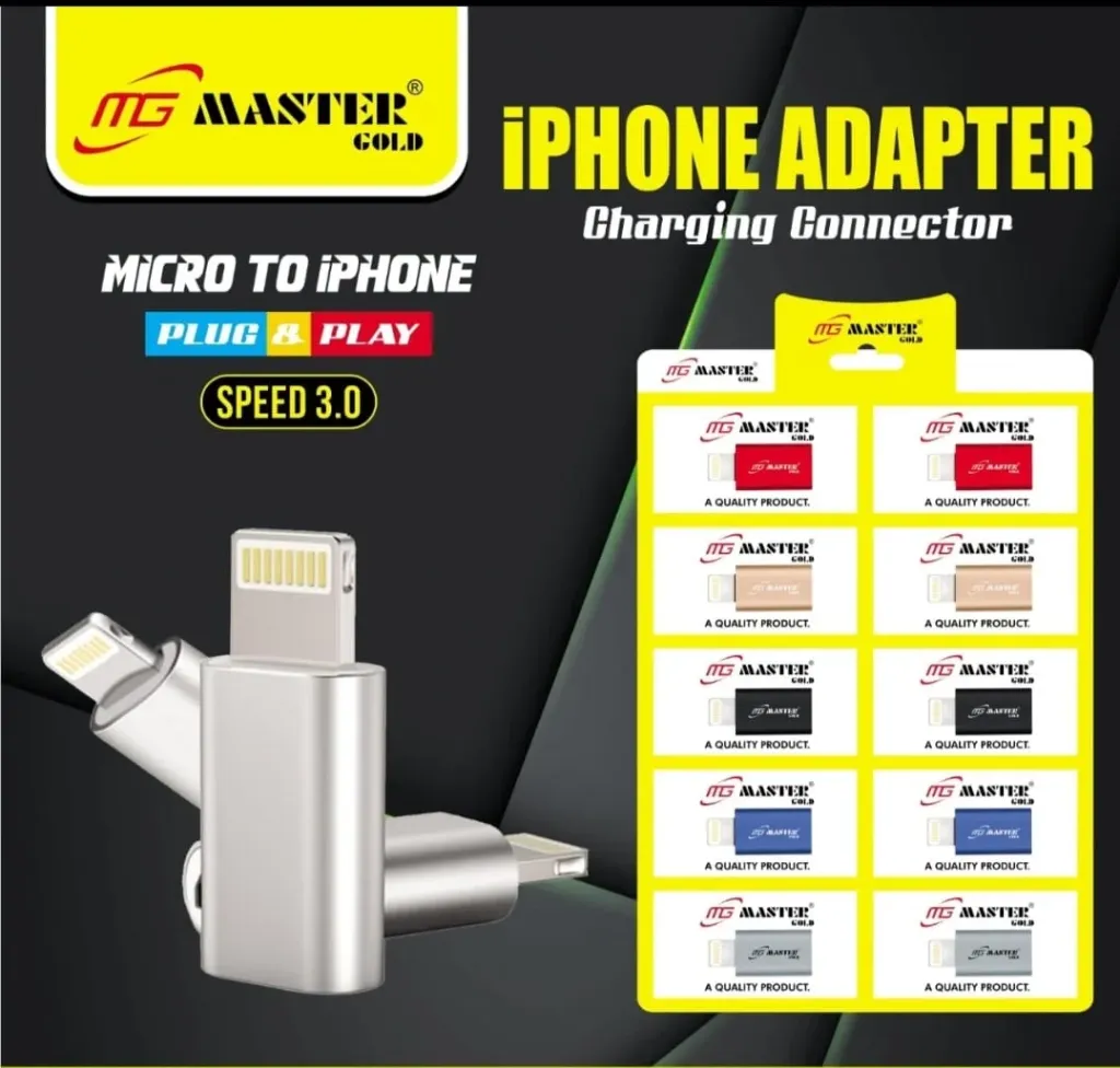  MICRO TO IPHONE CHARGING CONNECTOR 