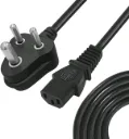 3 Pin Power Cable Cord For Desktop, Printer, CPU, Monitor etc (1.5 Mtr Length)