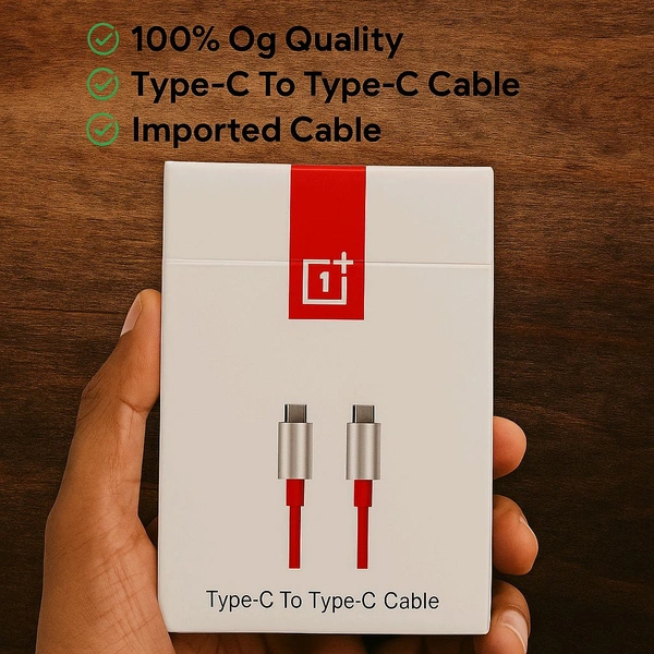 Oneplus Type-C To Type-C Warp Supported