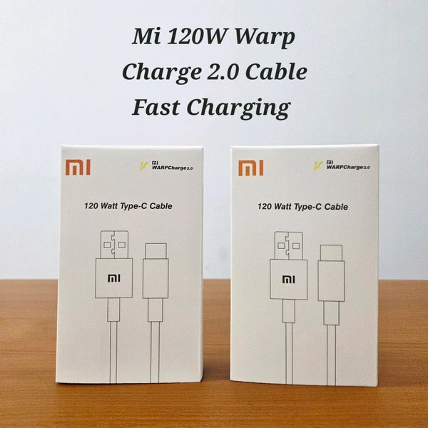 MI 120W flash Charger Cable 