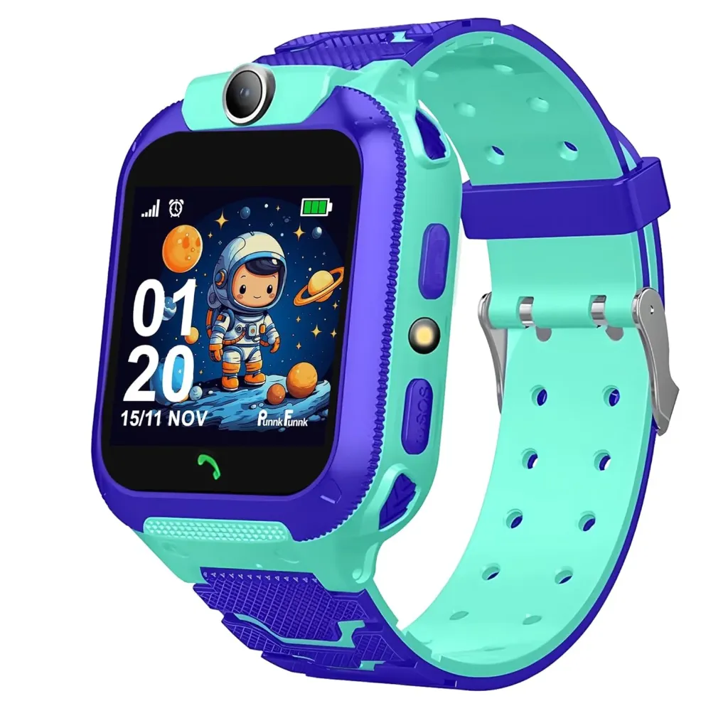 Sim Card Watch , GPS Watch for Kids | Calling Smartwatch for Kid | Touch Screen, SOS, Voice Chat Camera| Kids Smart Watch for Boys & Girls | Long Battery Life | Water Resistance (Flame Red)