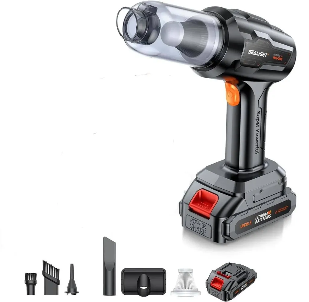 Portable Car Vacuum Portable Car Vacuum Handheld Car Vacuum Cordless Mini Vacuum Cleaner