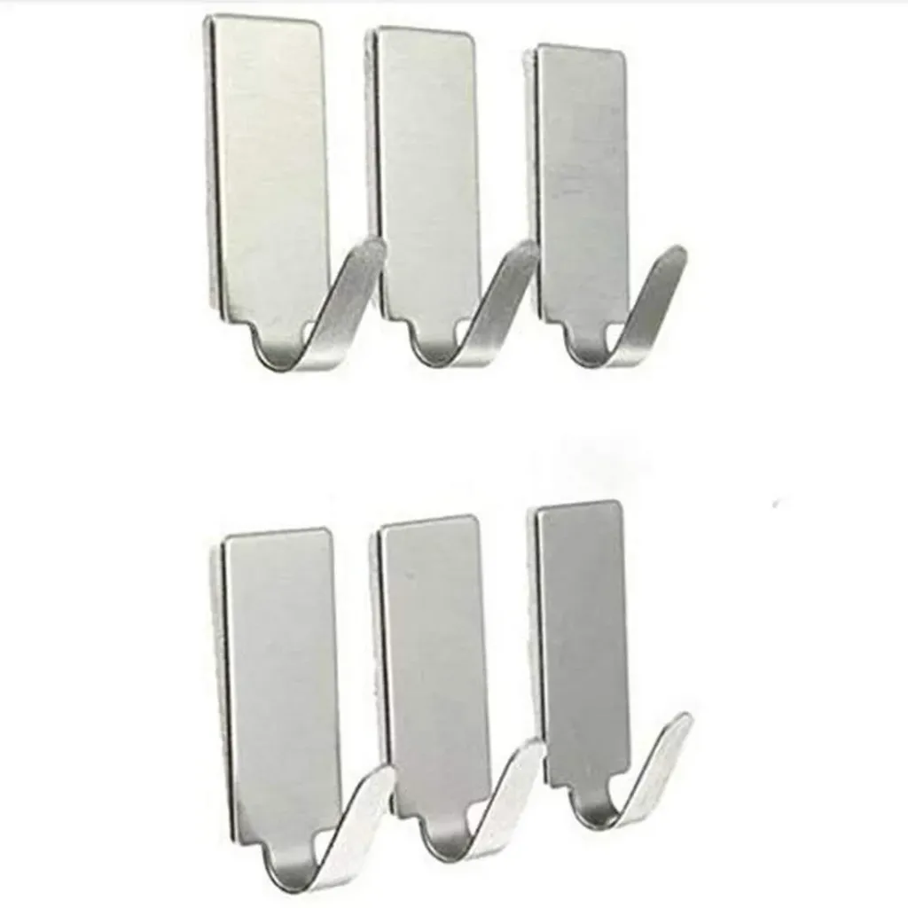 Stainless Steel 6 Pieces Hooks