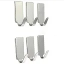 Stainless Steel 6 Pieces Hooks