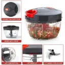 Vegetable Chopper for Kitchen {Random Colour} 550 ml