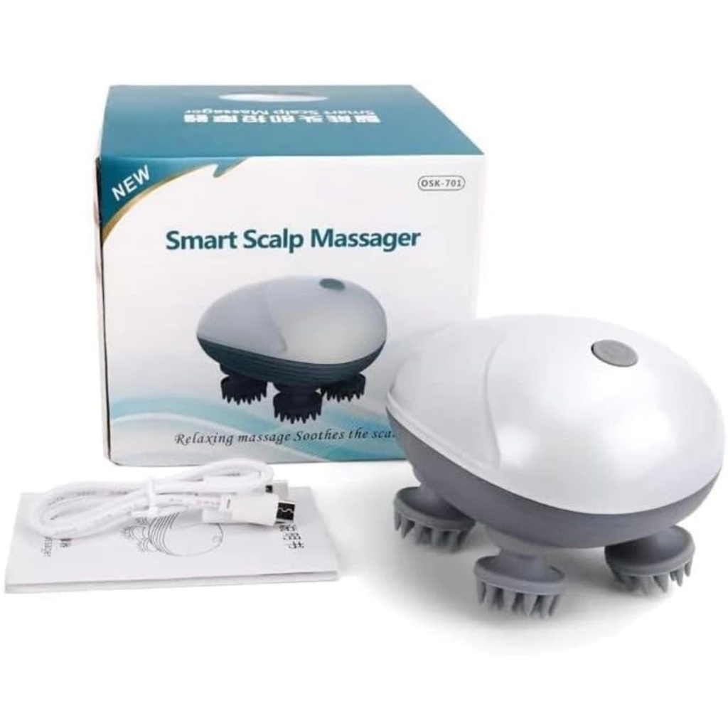 [osk-701-electric-head-scalp-massager-advance-red-light-therapy-for-boost-growth-fall-control-therapy-3-speed-mode-handheld] Electric Head, Scalp Massager, Advance Red Light Therapy for Boost Growth Fall Control Therapy 3 Speed Mode Handheld