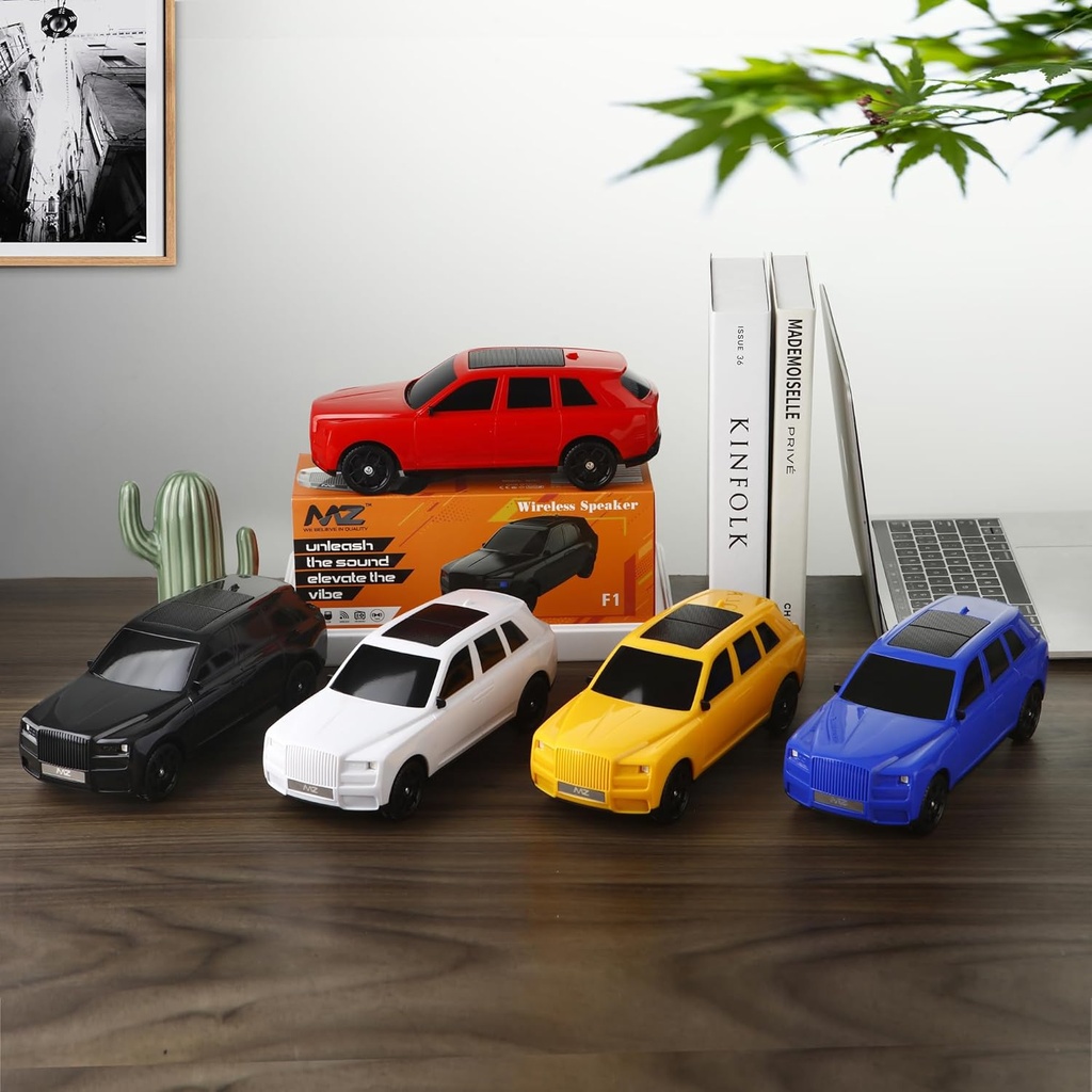 [20468-portable-bluetooth-speaker-yellow-with-dynamic-thunder-sound-auto-series-5w-bluetooth-speaker-stereo-channel-speaker-for-wireless-entertainment-random-color] Wireless Bluetooth Car Speaker – 2400mAh Battery, TF/USB/FM/TWS Support, 5.1 Stereo Sound – Portable Speaker for Car, Home, and Outdoor Use {Random Color}