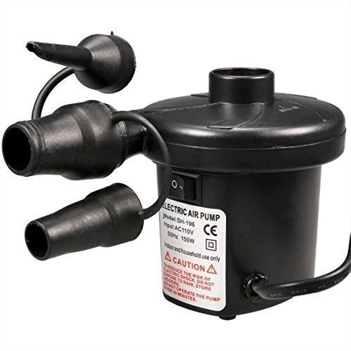 [20923-electric-air-pump-for-inflatable-swimming-pools-air-beds-toys-portable-high-pressure-pump-for-mattress-pool-floats-sofa-ac-230v-air-blower-for-indoor-outdoor-use-black] Electric Air Pump for Inflatable Swimming Pools, Air Beds & Toys – Portable High-Pressure Pump for Mattress, Pool Floats, Sofa – Ac 230v Air Blower for Indoor & Outdoor Use – Black