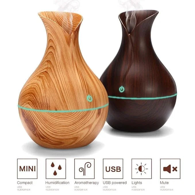 Ultrasonic Aroma Humidifier with Color Changing LED
