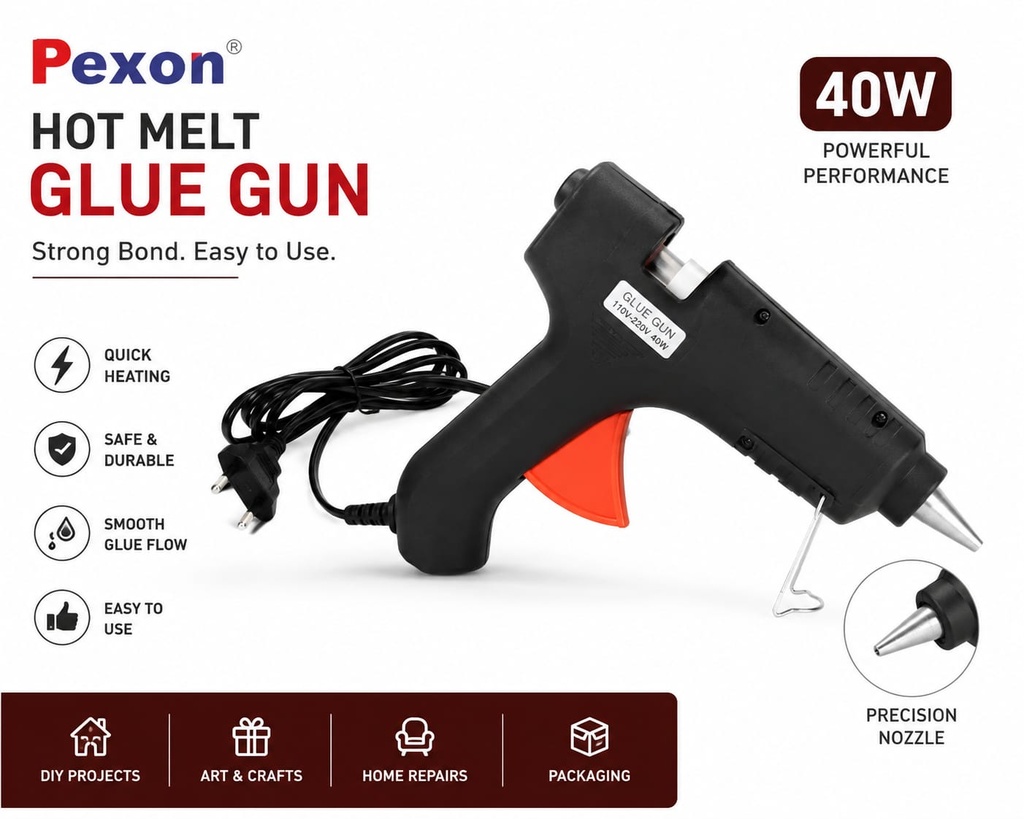 40 Watt Hot Melt Glue Gun