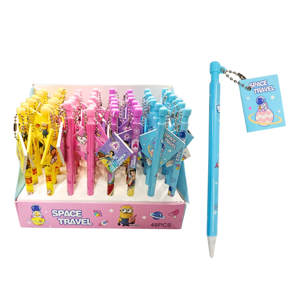 {pack of 12 } Cartoon Themed Pencil Set, Multicolour, Space Travel Theme,