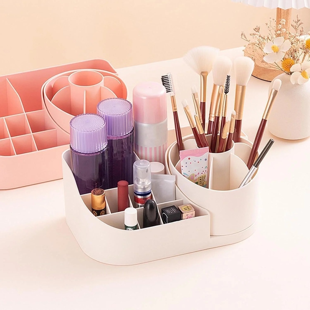 [10368-360-rotating-makeup-brushes-organizer-cosmetics-organizer-durable-makeup-box] 360° Rotating Makeup Brushes Organizer, Cosmetics Organizer, Durable Makeup Box
