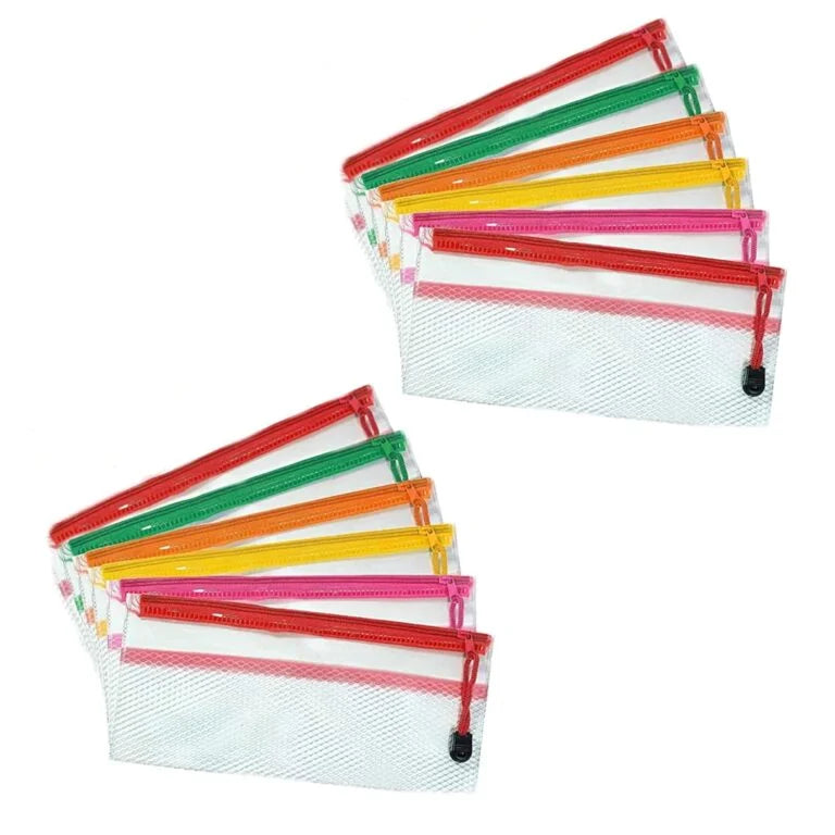 12 pcs Transprent pouch