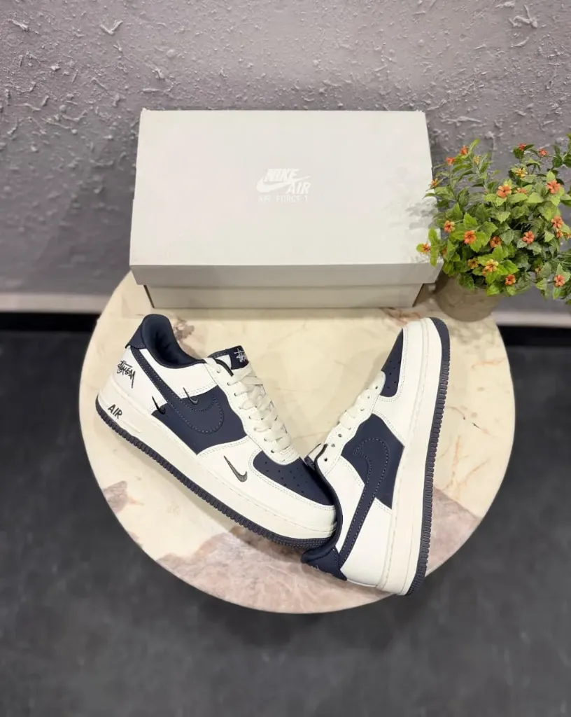 NIKE AIRFORCE CUSTOM X STUSSY WHITE 