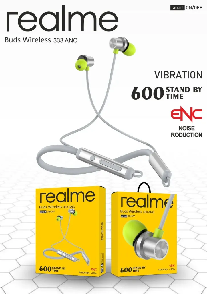 Realme WIRELESS 333 ANC NECKBAND