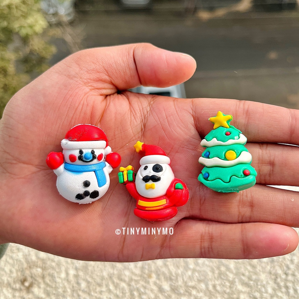 Mini Christmas Eraser {1 Box 3 Pcs }