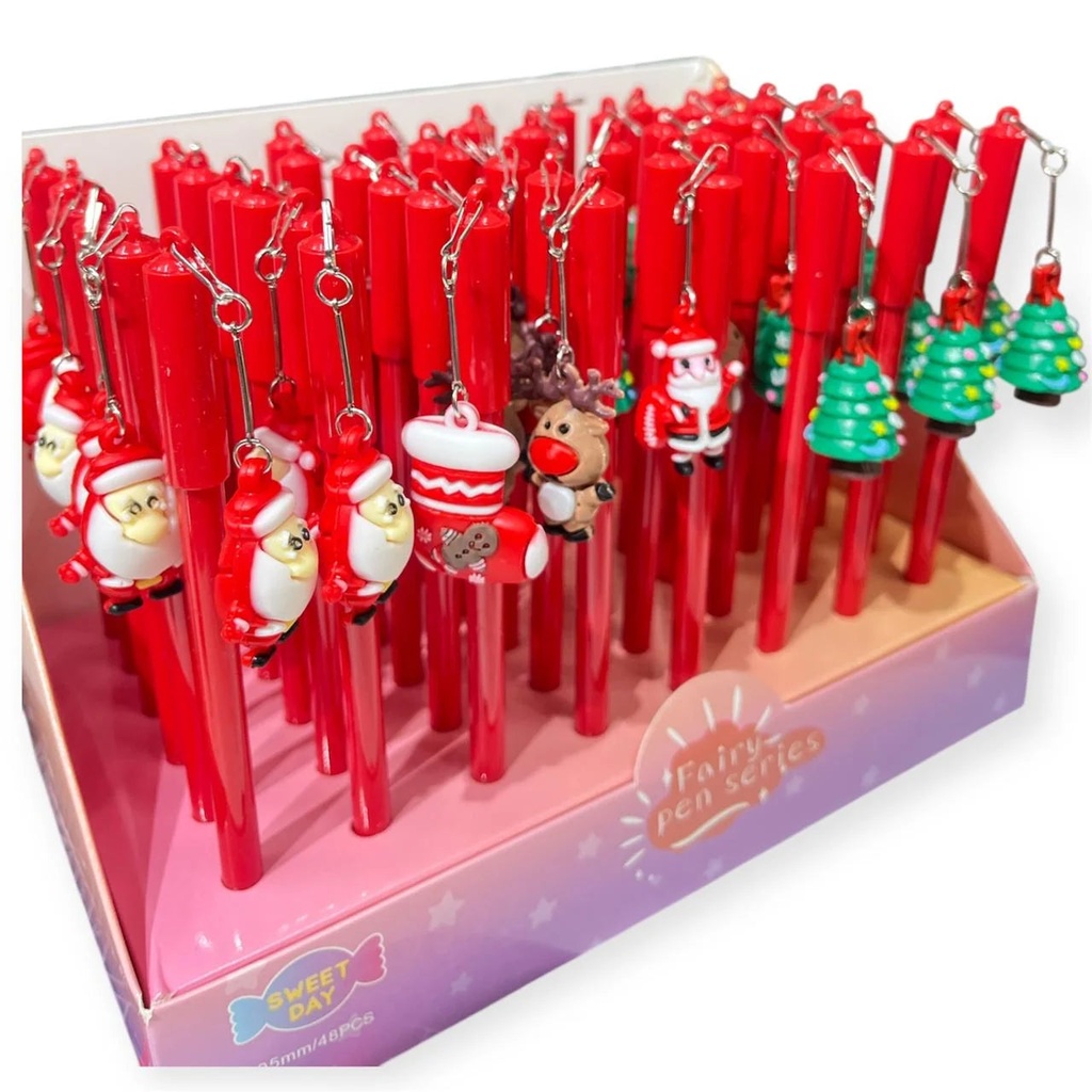 Cartoon Santa Pen for Kids – Christmas Stationery item (Pack of 2)