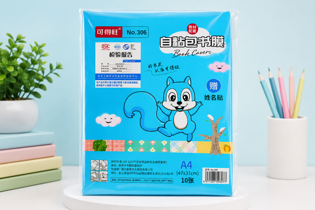 {10 Pcs} Transparent Paper Sticker Book Covers. Waterproof transparent book cover