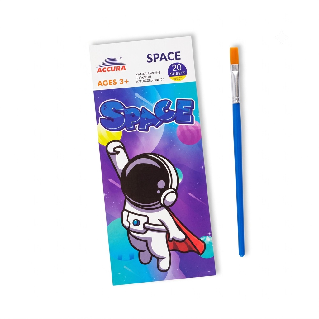 Accura Space Water-Painting Book (pack of 2)