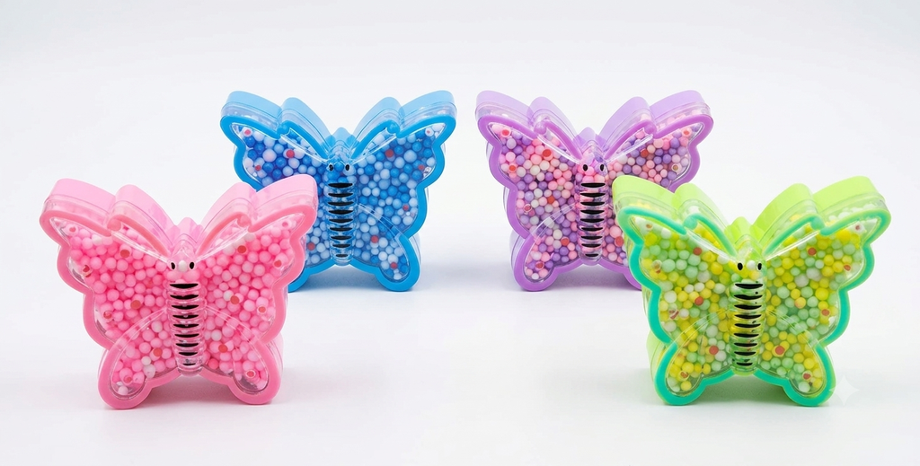 Cute Butterfly Double-Hole Pencil Sharpener (Pack of 2)