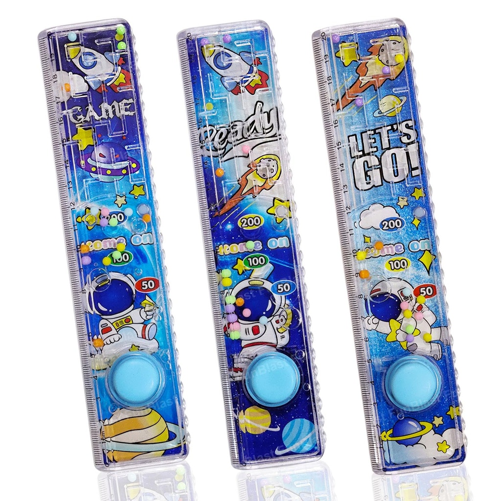 FunBlast Scale Ruler for Kids – 20 Cm Long Scales with Ball Game & Puzzle for Kid, Scales Ruler Set for Students, Stationary Gifts for Kid {Random Design}