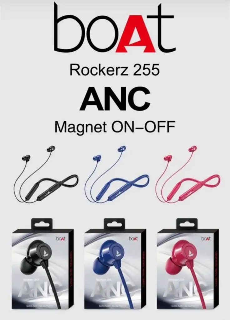 BoAt Rockers 255 anc  (black)
