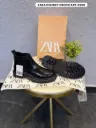  ZARA CROCO T ZIP BOOTS ART-9950
